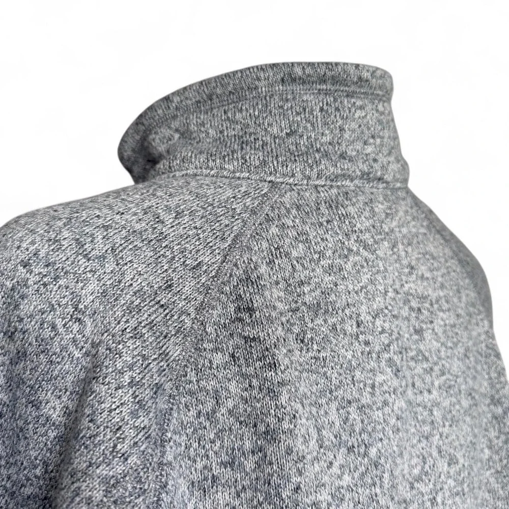 Patagonia Better Sweater Quarter-Zip Fleece Pullover Mens Medium Stonewash Grey